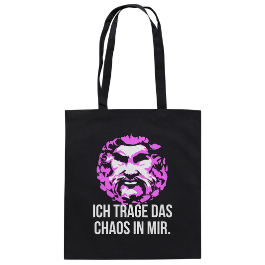 Ich trage das Chaos in mir - Organic Cotton TOTE BAG